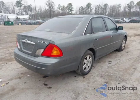 2002 Toyota Avalon Xl z USA, uszkodzony, nr VIN 4T1BF28B72U202866